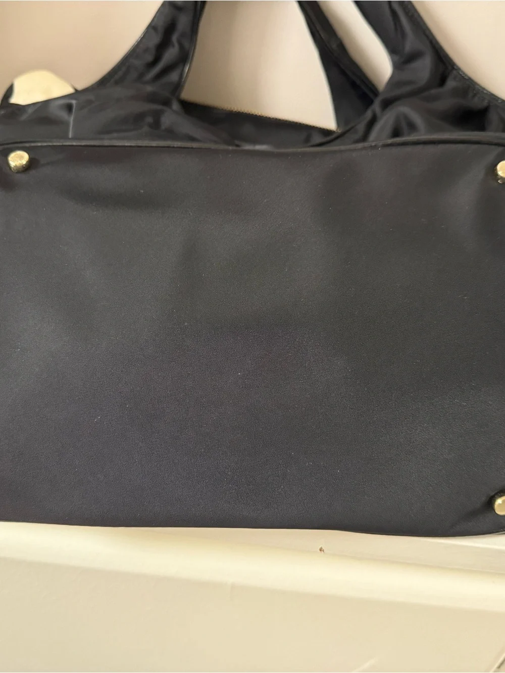 kate spade Black Bow-Accent Shoulder Tote! Very Good Condition!!